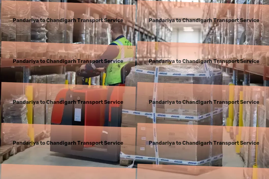 Pandariya to Chandigarh Transport Ensuring your goods move swiftly across India! - Heavy goods logistics