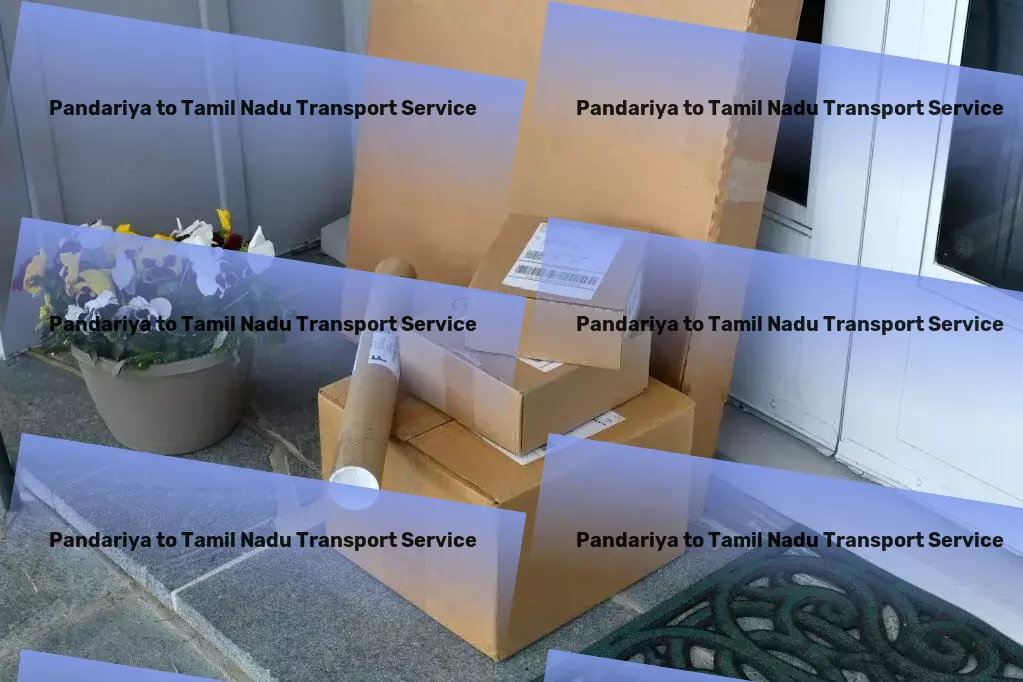 Pandariya to Tamil Nadu Transport Express industrial shipping