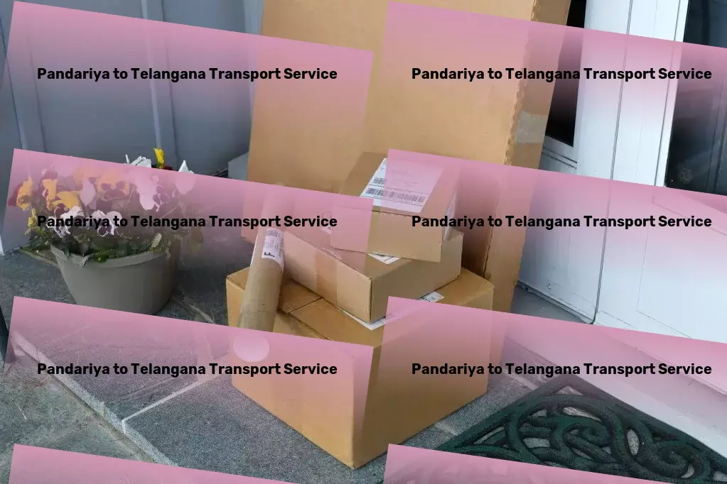 Pandariya to Telangana Transport Fast freight operations