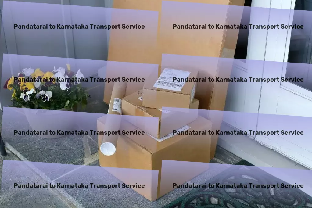 Pandatarai to Karnataka Transport Full-scale courier services