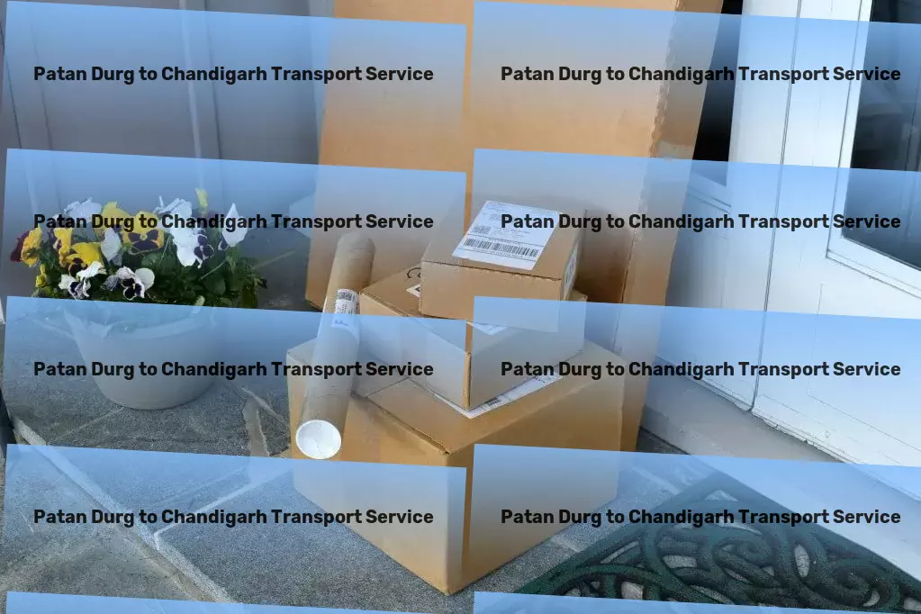 Patan Durg to Chandigarh Transport Heavy goods shipping