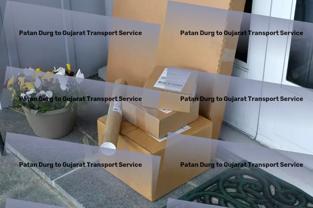 Patan Durg to Gujarat Transport Heavy parcel delivery