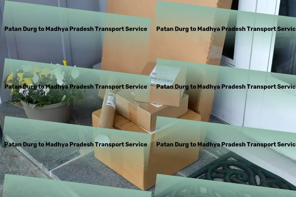 Patan Durg to Madhya Pradesh Transport Courier and delivery services