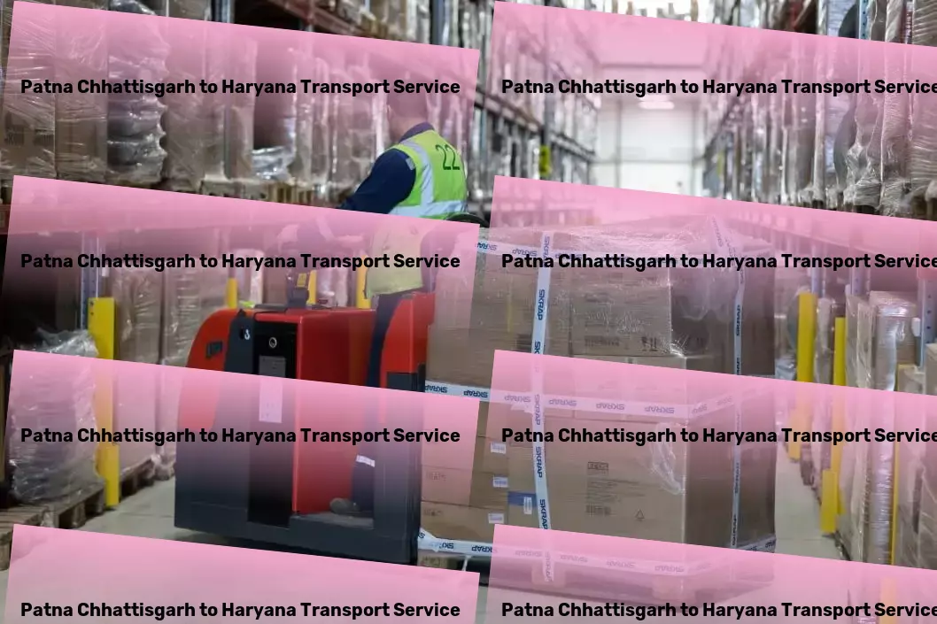 Patna Chhattisgarh to Haryana Transport Transport magnified: Elevating Indian logistics together. - Freight parcel services