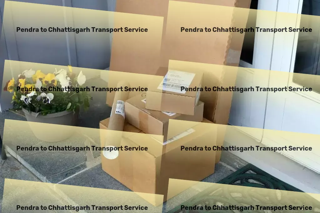 Pendra to Chhattisgarh Transport The cornerstone of efficient logistics in India - That's us! - Large package delivery