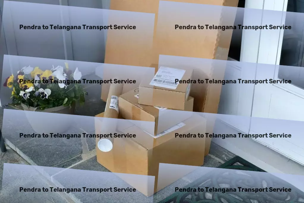 Pendra to Telangana Transport Pioneering solutions for unforgettable travel escapades! - Major cargo transport