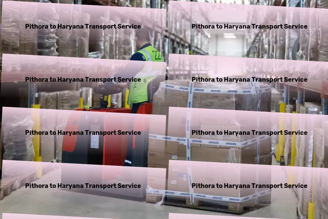 Pithora to Haryana Transport Express cargo logistics