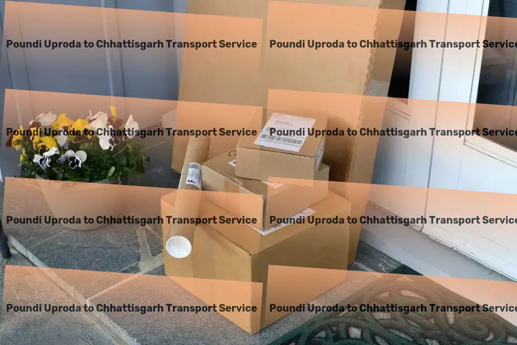 Poundi Uproda to Chhattisgarh Transport Navigating through challenges to ensure smooth transport in India. - Inter-city parcel delivery