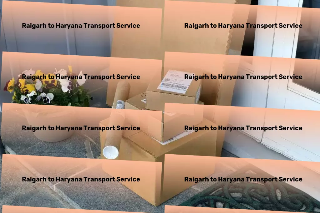 Raigarh to Haryana Transport Direct package transport