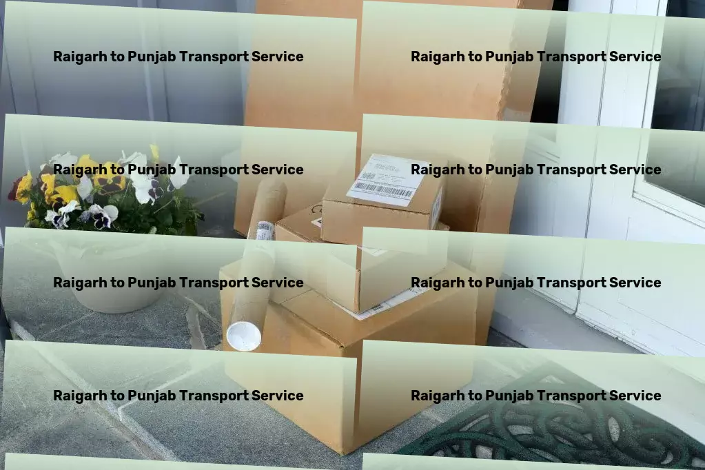 Raigarh to Punjab Transport Industrial transport services