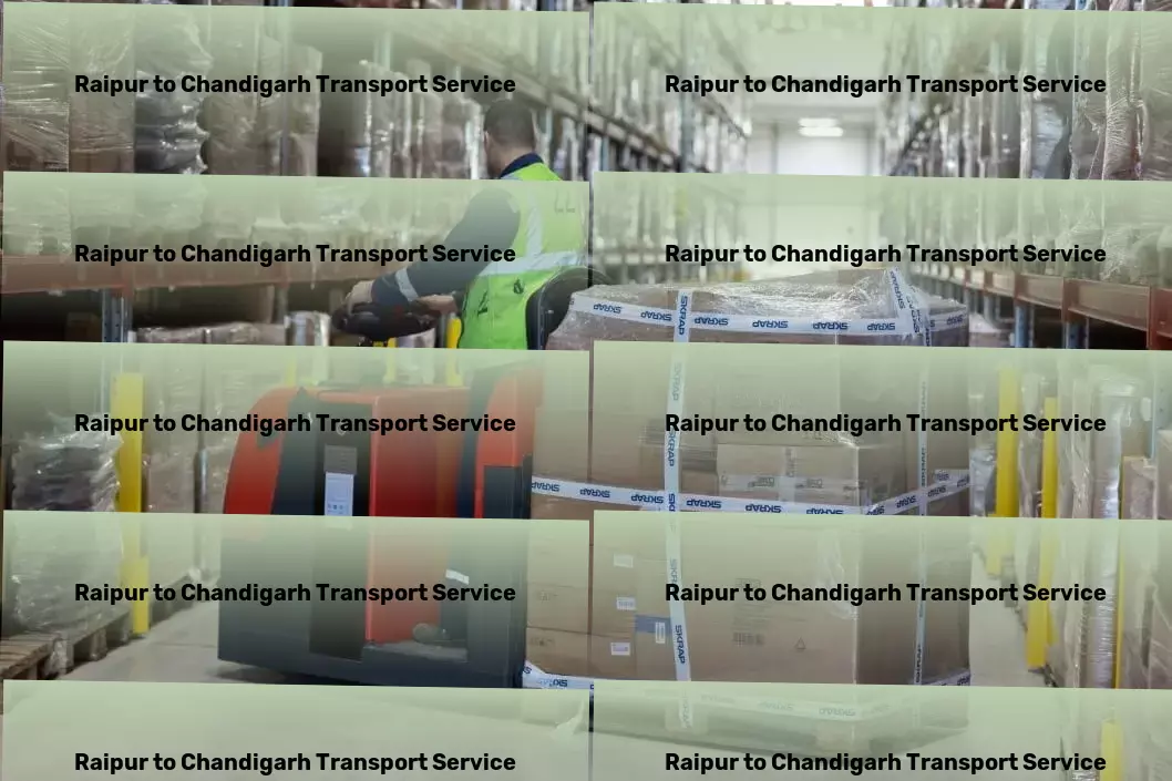 Raipur to Chandigarh Transport Experience unmatched precision in Indian logistics with us! - Citywide shipping services