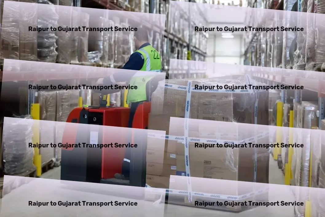 Raipur to Gujarat Transport Full-load shipping services