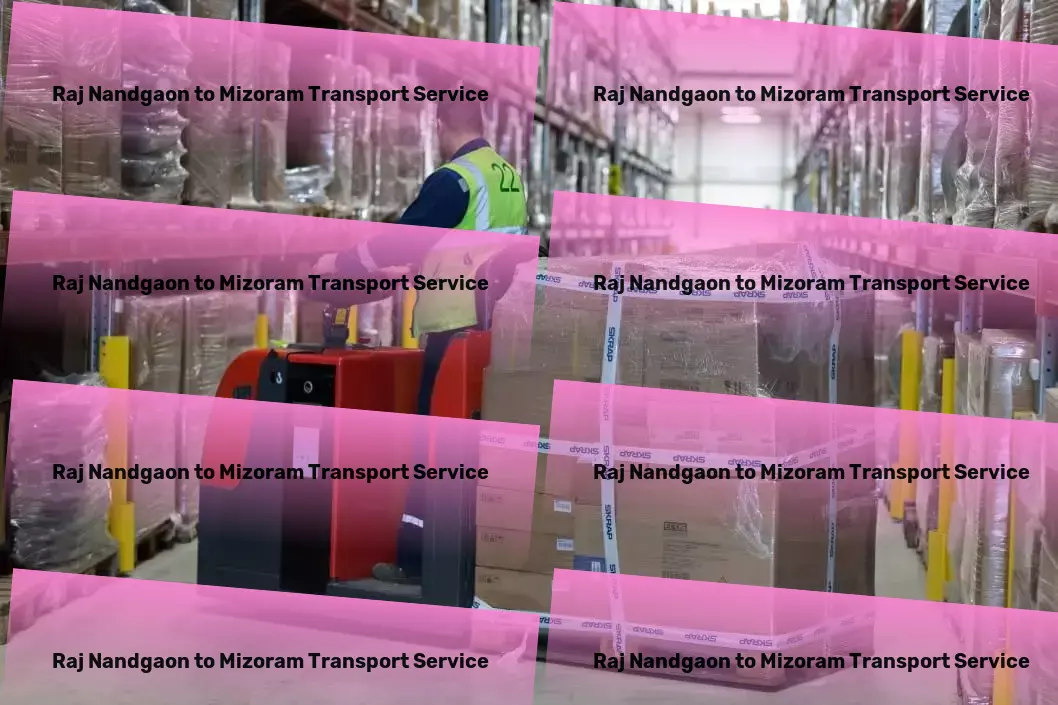 Raj Nandgaon to Mizoram Transport Industrial transport services