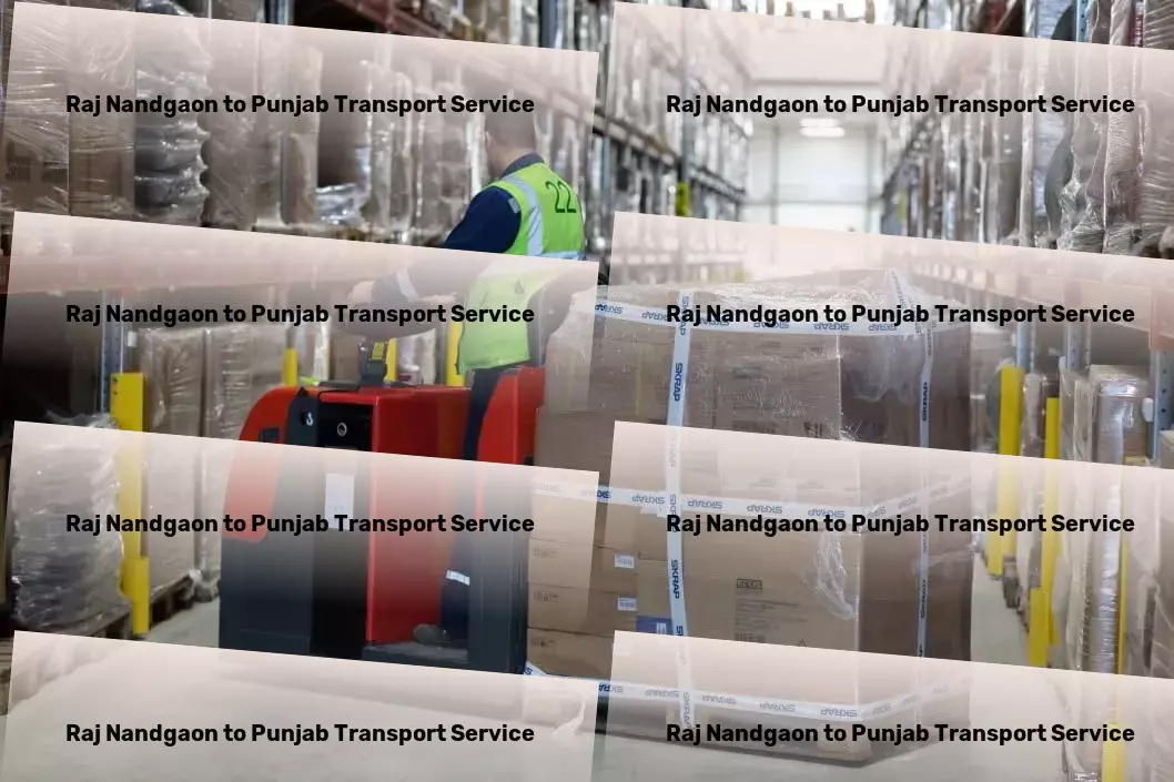 Raj Nandgaon to Punjab Transport Nationwide goods logistics