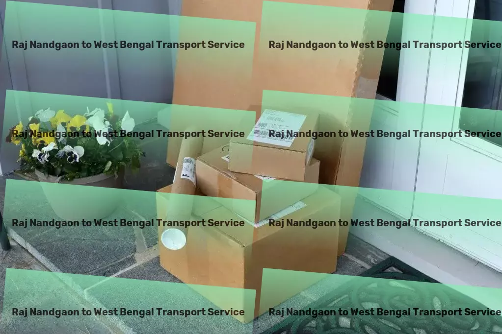 Raj Nandgaon to West Bengal Transport Long-haul goods transport