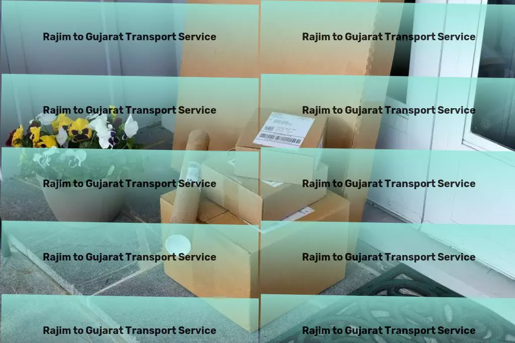 Rajim to Gujarat Transport Personalized goods shipping