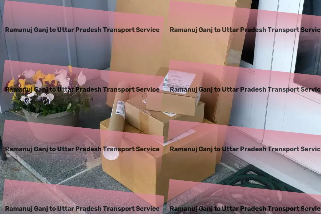 Ramanuj Ganj to Uttar Pradesh Transport Optimize your freight movements in India with expertise! - National freight logistics