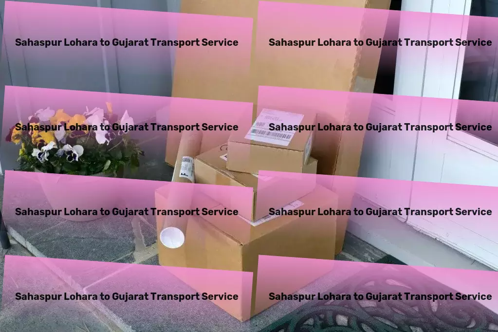 Sahaspur Lohara to Gujarat Transport Full-scale goods shipment services