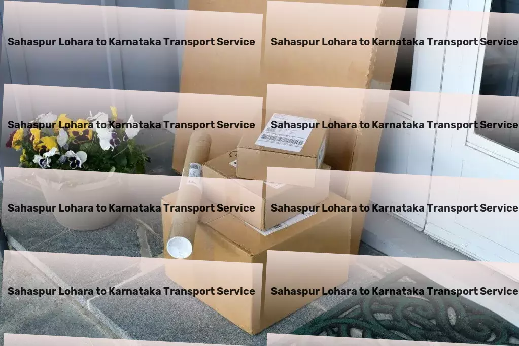 Sahaspur Lohara to Karnataka Transport Long-haul goods transport