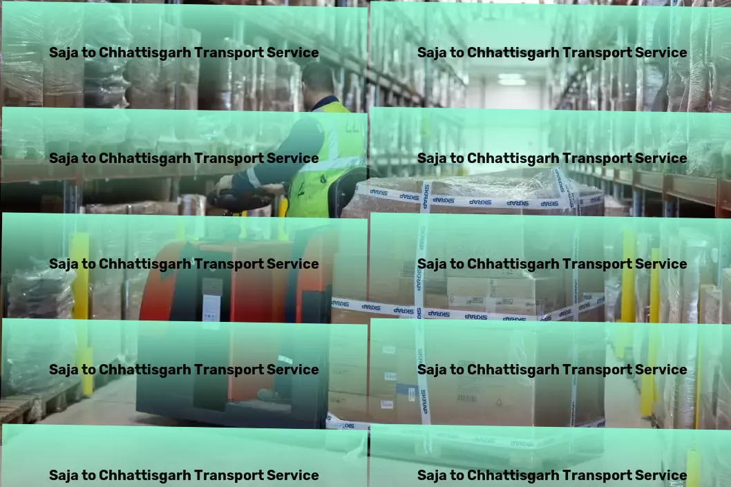 Saja to Chhattisgarh Transport Your preferred partner for efficient logistics operations in India. - Large-scale cargo moving