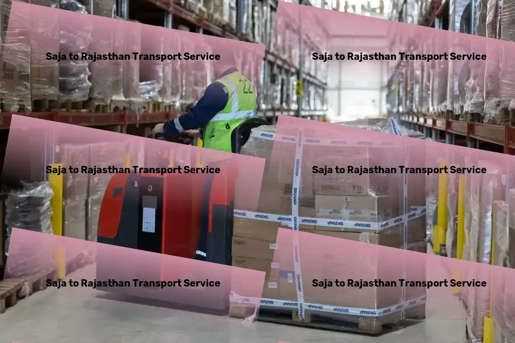 Saja to Rajasthan Transport Innovative goods forwarding