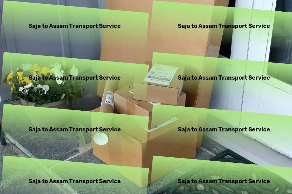 Saja to Assam Transport Commercial goods transport