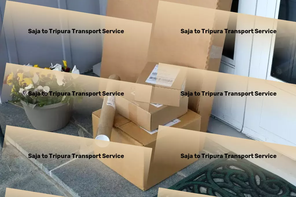 Saja to Tripura Transport Solving India's logistic puzzles one shipment at a time! - Industrial goods transport