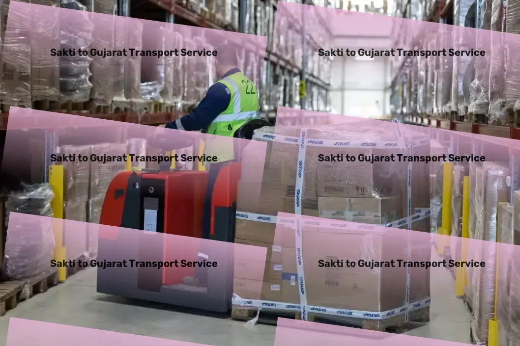 Sakti to Gujarat Transport Nationwide cargo forwarding